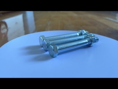 Vis à tête hexagonale galvanisée SAE J429 Grade 2 partiellement filetée